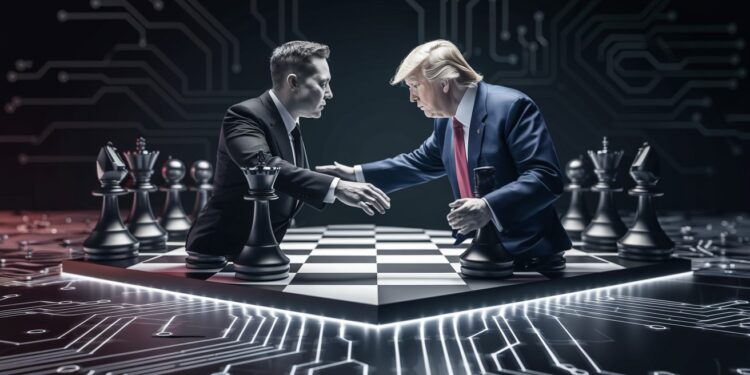 Elon Musk sattaque au projet IA de Trump jugeant ses investissements irréalisables Un nouvel épisode du clash entre les titans de la tech   Viral Mag