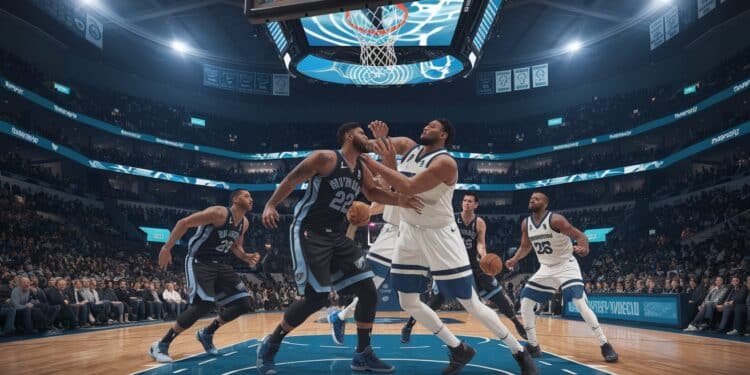 NBA 2025 : Le Choc des Titans entre Grizzlies et Timberwolves - Viral Mag Memphis et Minnesota saffrontent pour un match explosif en NBA Qui remportera ce duel au sommet  Découvrez les enjeux et les clés de cette rencontre   Viral Mag