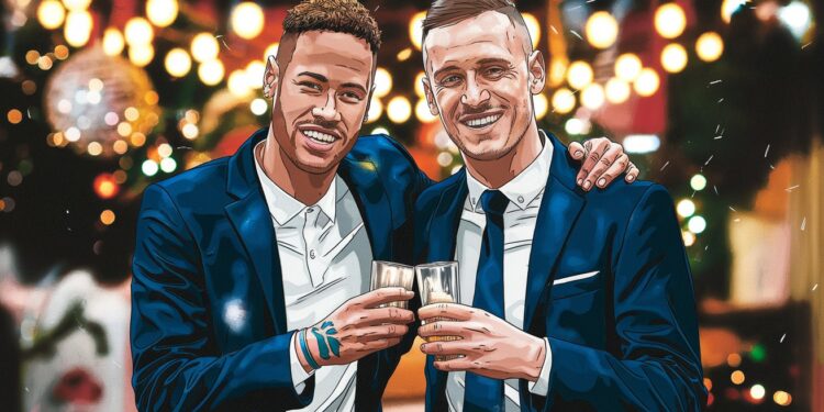 Neymar et Verratti célèbrent ensemble le Nouvel An, l’avenir s’écrit à deux - Viral Mag Après 6 saisons au PSG Neymar et Verratti fêtent le réveillon du Nouvel An ensemble Retour sur leur complicité et ce que cela augure pour lavenir Viral Mag