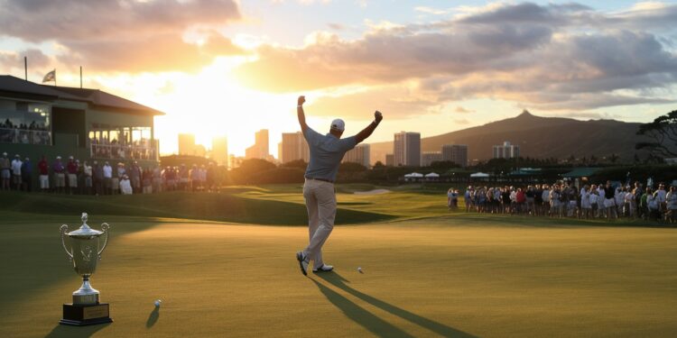 Nick Taylor, Roi des Play-Offs : Nouveau Triomphe au Sony Open - Viral Mag Nick Taylor remporte son 5e titre PGA en play offs sur le parcours hawaïen dHonolulu devançant le Colombien Nico Echavarria   Viral Mag