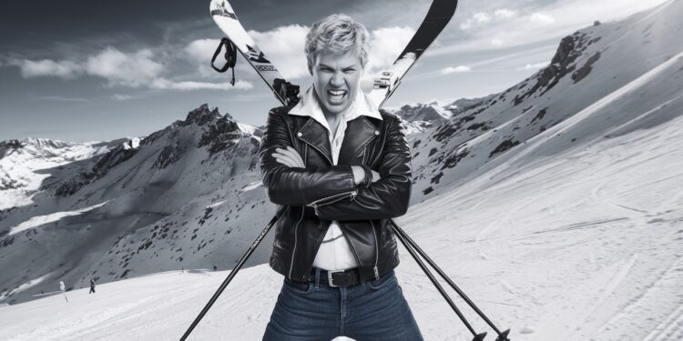 Une influenceuse crée la controverse en se filmant au ski pendant son arrêt maladie relançant le débat sur les abus du système de santé Réactions indignées   Viral Mag