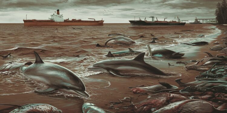 Pollution en Mer Noire : Alerte après la Mort de Plus de 30 Cétacés - Viral Mag Une marée noire en Russie provoque la mort de plus de 30 cétacés en Mer Noire alarmant une ONG Le bilan pourrait salourdir   Viral Mag