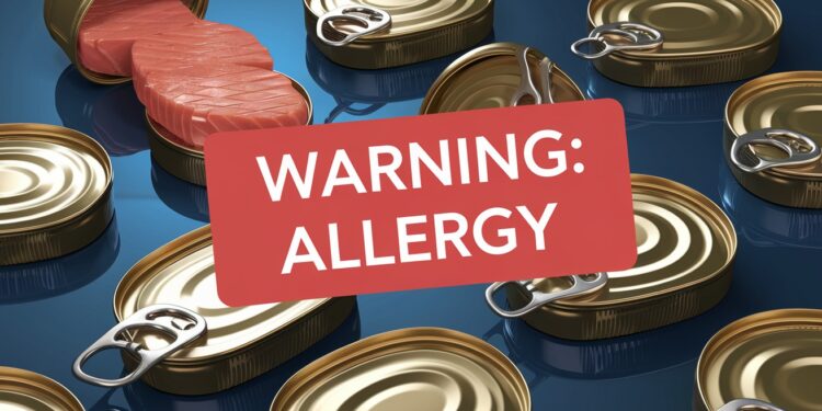Rappel de thon en conserve au Canada pour allergène non déclaré - Viral Mag Un rappel est en cours au Canada pour du thon en conserve contenant un allergène non déclaré Vérifiez vos placards et évitez tout risque Viral Mag