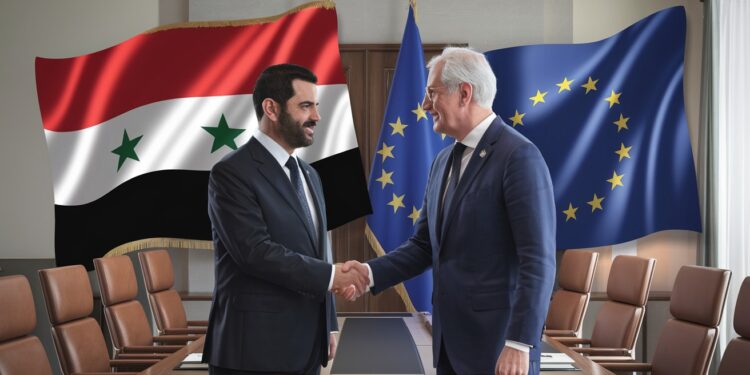 Réponse européenne pragmatique face au nouveau pouvoir syrien - Viral Mag Une commissaire européenne sest entretenue avec le nouveau dirigeant syrien Ahmad al Chareh saluant sa volonté de pacifier la Syrie et de collaborer avec lEurope pour reconstruire le pays   Viral Mag