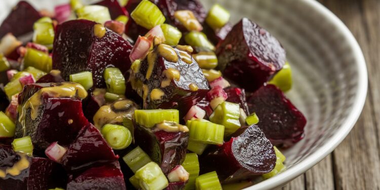 Salade de Betteraves Rôties : Un Délice Acidulé et Terreux - Viral Mag Découvrez notre recette de salade de betteraves rôties un plat simple mais savoureux qui met en valeur le goût sucré et terreux des betteraves Viral Mag