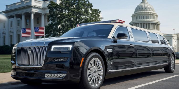 Technologie de pointe et sécurité maximale : L’incroyable voiture présidentielle de Trump - Viral Mag Équipée de fonctionnalités dignes dun bunker roulant la voiture de Donald Trump repousse les limites de la sécurité présidentielle Découvrez les secrets de cette merveille technologique    Viral Mag