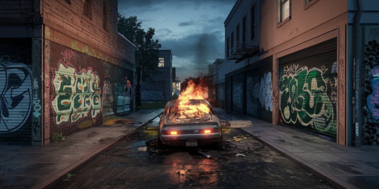 Tensions à Mâcon : Violences urbaines sur fond de trafic de drogue - Viral Mag Des violences urbaines ont éclaté dans le quartier sensible des Saugeraies à Mâcon suite à des tensions liées au narcotrafic Dégradations et incendies ont été constatés le ministre de lIntérieur annonce des renforts Viral Mag