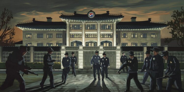 Tensions à Séoul: Tentative d’Arrêter le Président Déchu - Viral Mag Des enquêteurs tentent darrêter le président déchu de Corée du Sud Yoon Suk Yeol dans sa résidence mais font face à une confrontation avec son service de sécurité Viral Mag