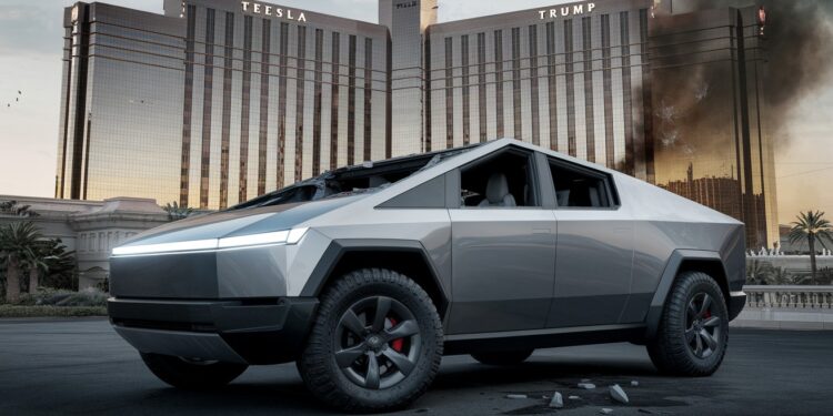 Tesla Cybertruck : Explosion mystérieuse devant l’hôtel Trump à Las Vegas - Viral Mag Un Tesla Cybertruck explose de manière inexpliquée devant lhôtel Trump de Las Vegas causant un mort et des blessés La cause de lexplosion reste à déterminer Viral Mag