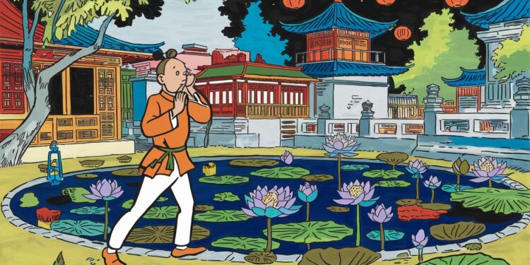 Tintin et le Lotus bleu : un chef-d’œuvre intemporel revit en couleurs - Viral Mag 90 ans après sa sortie Le Lotus bleu de Tintin renaît dans une version colorisée qui sublime laventure laction et lesthétique de ce classique   Viral Mag