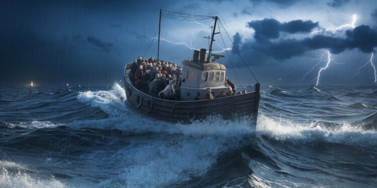 Malgré les risques accrus le nombre de migrants traversant illégalement la Manche bat des records en 2024 Le gouvernement Starmer sous pression   Viral Mag