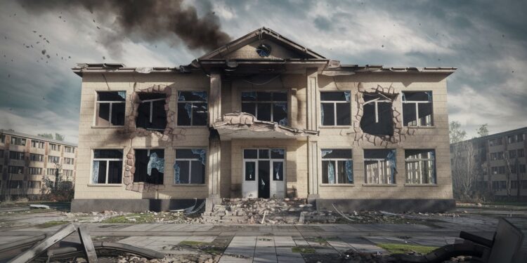 Ukraine : Le Bilan Mortel d’une Frappe sur un Territoire Occupé - Viral Mag Une frappe ukrainienne en territoire contrôlé par la Russie fait au moins deux morts et 13 blessés dont des enfants près dune école à Kherson   Viral Mag