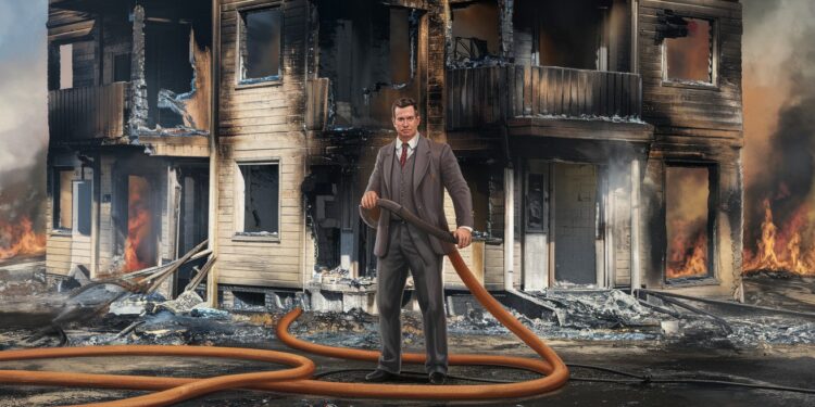 Un concierge californien têtu campe dans les décombres de son immeuble - Viral Mag Jeff Ridgway un concierge de Pacific Palisades a refusé dévacuer son immeuble en proie aux incendies Retranché depuis une semaine il le défend avec acharnement   Viral Mag