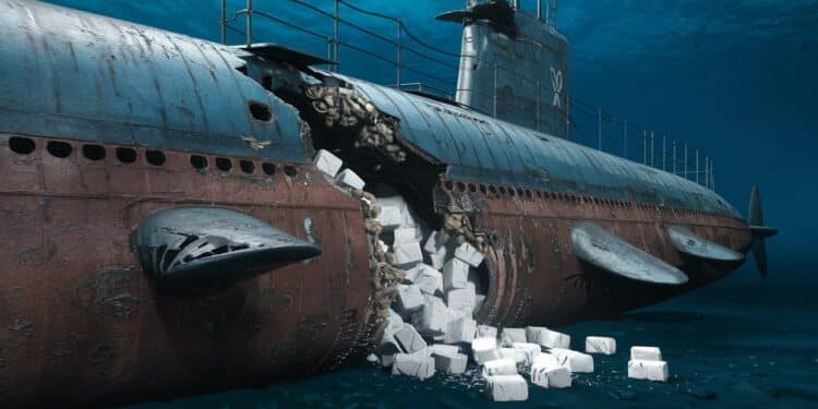 La Galice est sous le choc  un étrange sous marin sest brisé en deux alors quil était remorqué par un bateau de pêche La police soupçonne un trafic de drogue   Viral Mag