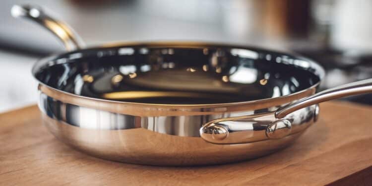 Une Poêle en Acier Inoxydable Durable et Non Toxique à Seulement 20€ sur Amazon - Viral Mag Découvrez les avantages de la poêle Cuisinart en acier inoxydable un outil de cuisine durable non toxique et abordable Un indispensable pour les cuisiniers sérieux    Viral Mag