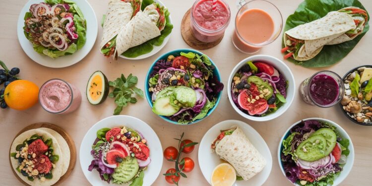 Découvrez 15 recettes saines rapides et riches en fibres pour le déjeuner Préparez vous de délicieux wraps salades et smoothies en moins de 20 minutes    Viral Mag