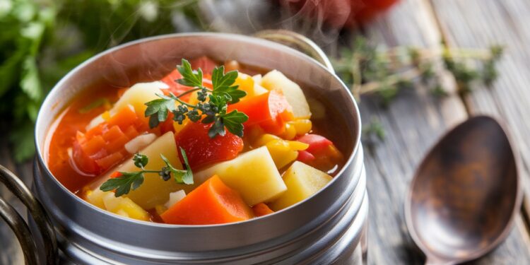 Découvrez plus de 20 recettes faciles et réconfortantes pour vos déjeuners au travail Des soupes des plats mijotés des salades chaudes De quoi vous régaler et varier les plaisirs    Viral Mag