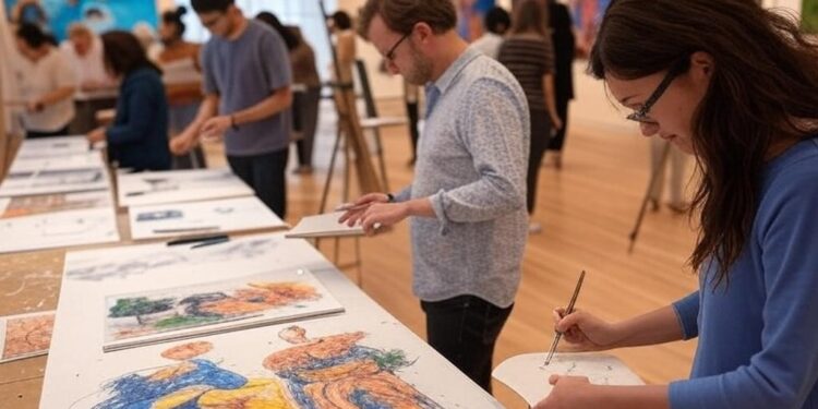 500 Copistes au Centre Pompidou : Un Adieu Créatif - Viral Mag Avant sa fermeture 500 copistes envahissent le Centre Pompidou pour un marathon artistique unique Découvrez cet adieu émouvant    Viral Mag