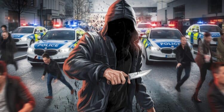 Attaque au Couteau Meurtrière : L’Autriche sous le Choc - Viral Mag Un homme de 23 ans originaire de Syrie a semé la terreur à Villach en Autriche faisant un mort et cinq blessés lors dune attaque au couteau Un livreur syrien a stoppé lassaillant avec son deux roues Viral Mag