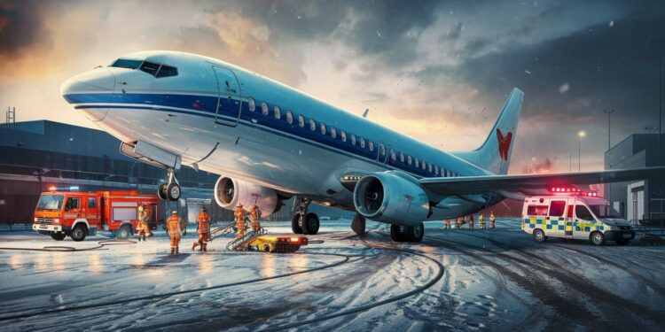 Atterrissage Chaotique à Toronto: 15 Blessés, 3 Dans Un État Grave - Viral Mag Un avion de ligne sest retourné sur le tarmac de laéroport Pearson de Toronto lors dun atterrissage mouvementé faisant 15 blessés dont 3 gravement atteints Découvrez les détails de cet incident spectaculaire   Viral Mag