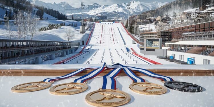 Biathlon : La France Vise l’Or aux Mondiaux 2025 - Viral Mag La France domine les relais aux Mondiaux 2025  Les Bleus et Bleues visent lor à Lenzerheide  invincibles ou en quête de revanche qui triomphera    Viral Mag