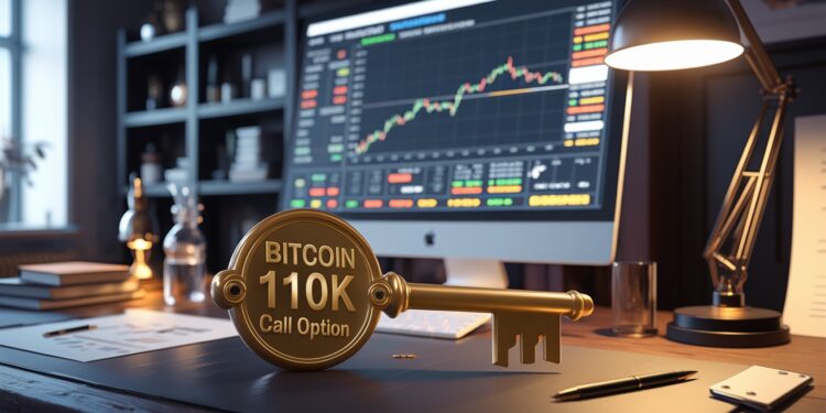Les traders misent gros sur loption dachat Bitcoin à 110K$ ce mois ci Découvrez comment ils tirent profit dun marché crypto peu dynamique   Viral Mag