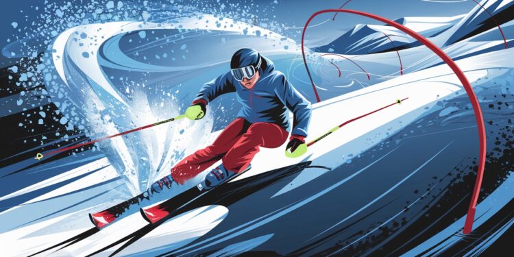 Clément Noël Domine La Première Manche Du Slalom Des Mondiaux - Viral Mag Clément Noël impose son style avec brio lors de la première manche du slalom des Championnats du monde à Saalbach Le Français est en quête dor Viral Mag