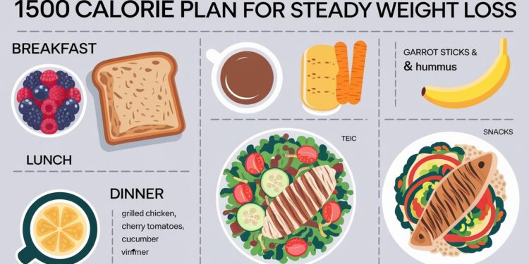 Perdez du poids de manière saine avec notre plan repas équilibré de 1500 calories Exemples de menus variés et savoureux pour atteindre vos objectifs minceur durablement   Viral Mag