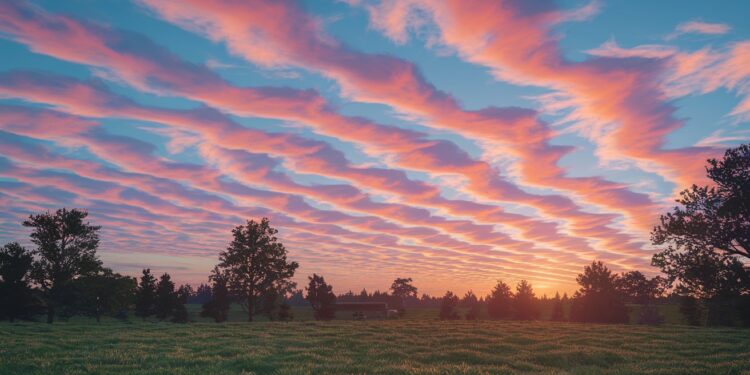 Découvrez les nuages en forme de vague, un phénomène météo fascinant - Viral Mag Les nuages en forme de vague appelés fluctus sont un rare phénomène météo qui vient de se produire à Nice Découvrez comment ils se forment et admirez ce spectacle incroyable de la nature Viral Mag