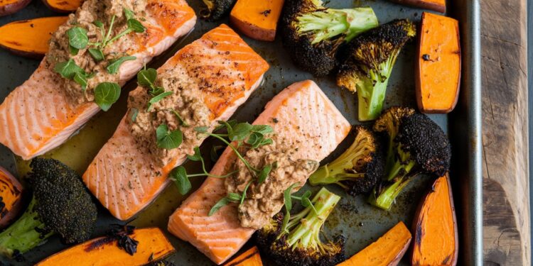 Délicieux Saumon Au Four : Le Dîner Parfait En Un Rien De Temps ! - Viral Mag Découvrez notre recette de saumon au four qui est devenue virale  Facile à préparer et riche en protéines ce plat est un must pour vos dîners en semaine   Viral Mag