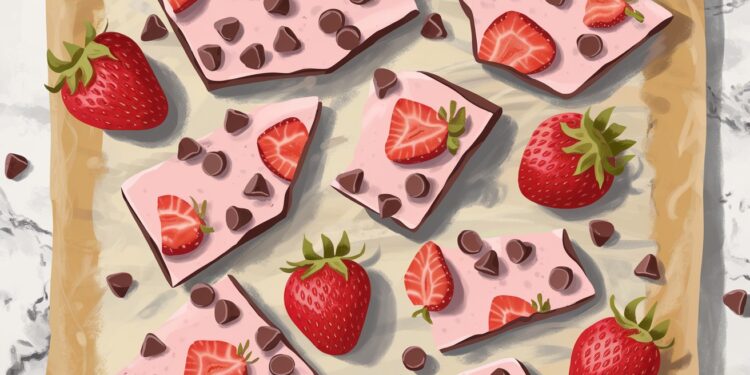 Délicieux Yogourt Grec Marbré aux Fraises et au Chocolat - Viral Mag Découvrez la recette incroyablement simple et savoureuse du yogourt grec marbré aux fraises et au chocolat Un dessert sain et rafraîchissant pour lété    Viral Mag