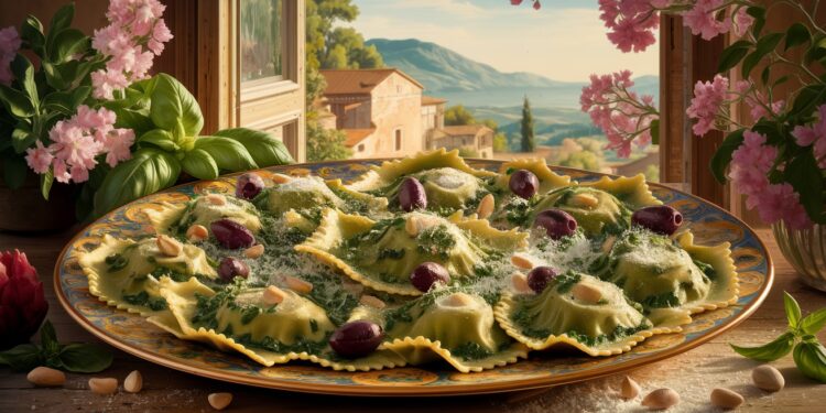 Découvrez notre recette de raviolis aux épinards artichaut et olives mariant subtilement les saveurs méditerranéennes Un délice sain rapide et gourmand    Viral Mag