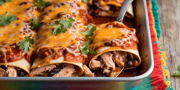 Découvrez notre recette délicieuse et facile denchiladas au poulet pour un dîner réconfortant Préparez ce plat copieux à lavance et régalez votre famille    Viral Mag