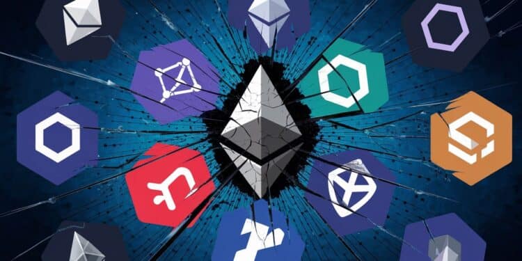 Ethereum Perd du Terrain Face à la Concurrence Féroce des Autres Blockchains - Viral Mag JPMorgan révèle quEthereum est sous pression face à lintense compétition des autres blockchains Ether sous performe Bitcoin et les altcoins Viral Mag