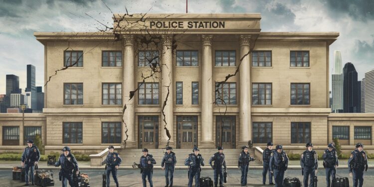 Des fissures inquiétantes obligent à évacuer un deuxième bâtiment du commissariat de Lille en un mois Linquiétude grandit chez les policiers   Viral Mag