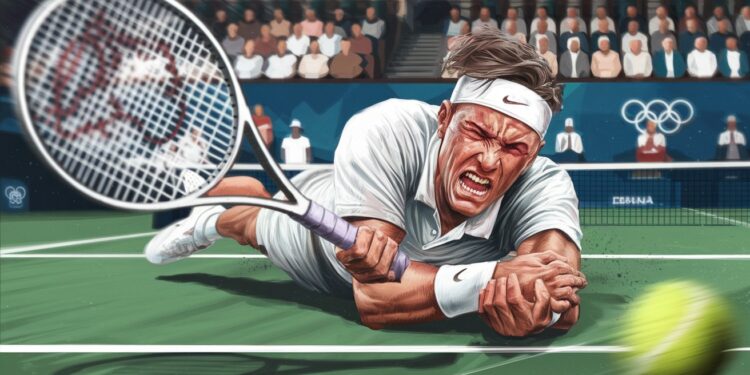 Exploit Exceptionnel : Medjedovic Bat Tsitsipas Avec Une Jambe - Viral Mag Lors de lATP 500 de Doha Hamad Medjedovic a réussi un exploit incroyable en battant le grand favori Stefanos Tsitsipas malgré une grave blessure à la cuisse   Viral Mag