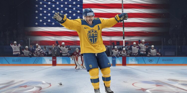 La Suède Surprend les États-Unis au Four Nations Face-Off de Hockey sur Glace - Viral Mag Dans un match sans enjeu la Suède a créé la surprise en battant les États Unis 2 1 au tournoi Four Nations Face Off offrant aux Américains leur première défaite Viral Mag