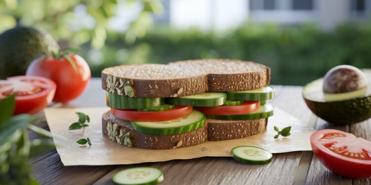Le Sandwich Concombre-Avocado-Tomate : Un Repas Sain et Tendance - Viral Mag Découvrez le sandwich concombre avocado tomate sain rapide et protéiné Une recette qui cartonne en 2025 Cliquez pour tout savoir Viral Mag