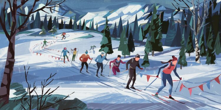 Juliette Ducordeau et Victor Lovera unis dans la vie et sur les pistes remportent ensemble la légendaire Transju malgré le manque de neige   Viral Mag