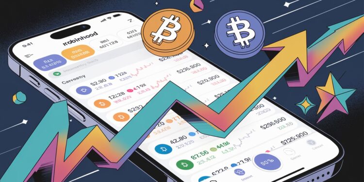 Lapplication populaire Robinhood enregistre des bénéfices records au 4ème trimestre dopés par un bond des revenus du trading crypto Les analystes relèvent leurs objectifs   Viral Mag