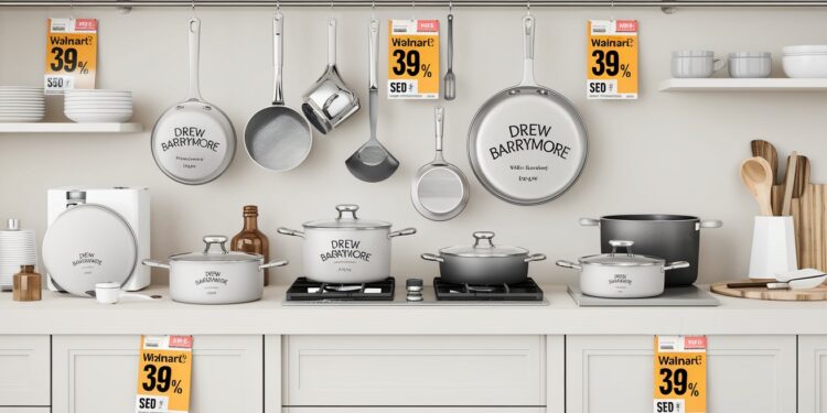Les promotions incroyables de Walmart sur la ligne Drew Barrymore - Viral Mag Profitez des offres incontournables sur les friteuses ustensiles de cuisine et plus encore de la collection Beautiful by Drew Barrymore chez Walmart Des réductions jusquà 50 Viral Mag