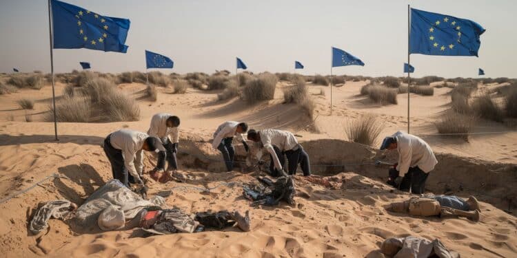 L’UE Sommée de Geler ses Financements à la Libye Suite à une Fosse Commune - Viral Mag Des ONG exhortent lUE à suspendre durgence ses financements à la Libye après la découverte dune fosse commune de migrants Un gel immédiat est réclamé Viral Mag