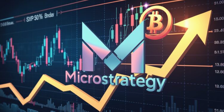 MicroStrategy pourrait intégrer le S&P 500 si Bitcoin explose - Viral Mag MicroStrategy le géant du Bitcoin est en lice pour intégrer le prestigieux indice boursier SP 500 dès juin prochain Mais une condition est requise  que le cours du BTC dépasse les 96 000 $ au premier trimestre   Viral Mag