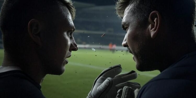 Nez Cassé en Ligue Europa : Polémique Arbitrale Choquante - Viral Mag Un contact violent un nez cassé pas de penalty  larbitrage scandalise en Ligue Europa Découvrez limage choc et la polémique qui divise    Viral Mag