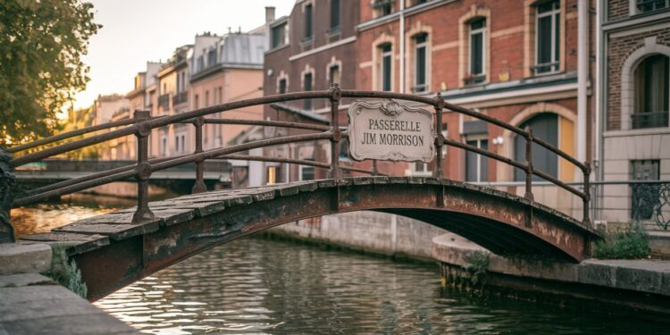 60 ans après la création des Doors Paris baptise une passerelle au nom de Jim Morrison Un hommage à licône du rock mort dans la capitale française à 27 ans   Viral Mag