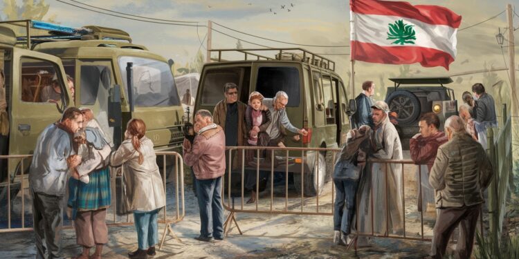 Retour incertain des déplacés à Houla au Liban après la guerre - Viral Mag Au Liban les familles déplacées par la guerre entre le Hezbollah et Israël attendent anxieusement de pouvoir regagner leur village de Houla près de la frontière israélienne Malgré laccord de cessez le feu lincertitude plane sur leur retour Viral Mag