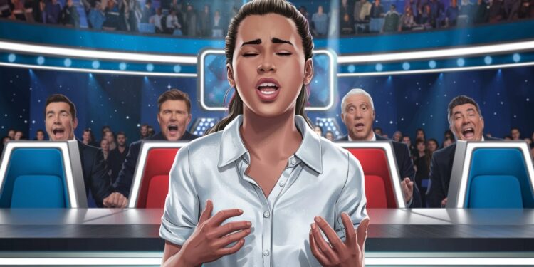 Révélation Vocale : Iman, 25 Ans, Enflamme The Voice 2025 - Viral Mag Iman jeune cannoise de 25 ans crée la sensation à The Voice avec sa reprise enflammée de Cry Me a River Les 4 coachs sous le charme   Viral Mag