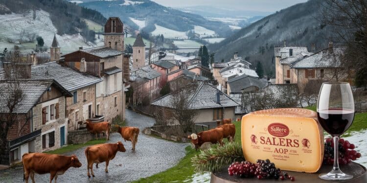 Salers, Joyau de l’Hiver en Auvergne : Gastronomie et Paysages Epoustouflants - Viral Mag Découvrez Salers village médiéval aux toits dargent et ses plaisirs hivernaux  fromage AOP race bovine rustique et panoramas à couper le souffle Une escapade inoubliable en Auvergne    Viral Mag
