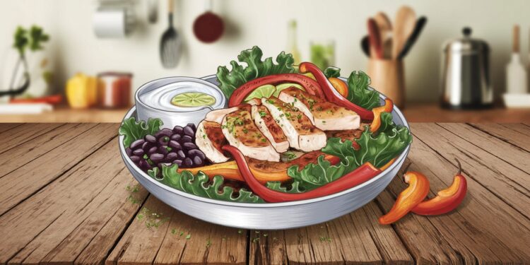 Savourez des bols fajitas au poulet sains et délicieux - Viral Mag Découvrez notre recette de bols fajitas au poulet rôtis sur une plaque pour un repas équilibré et goûteux Facile à préparer et peu de vaisselle    Viral Mag