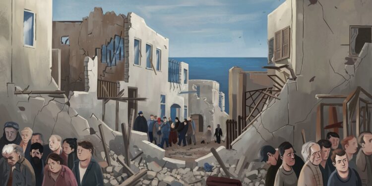 Séismes à Santorin : Les Habitants Aspirent à Rentrer Chez Eux - Viral Mag Après des milliers de séismes les habitants de Santorin forcés de fuir nont quune hâte  retrouver leur île Découvrez leur histoire émouvante   Viral Mag
